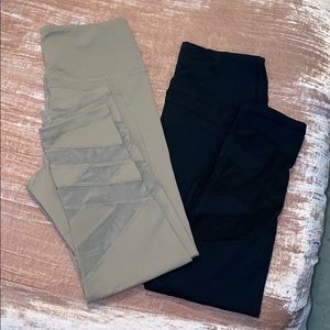 2 pair Capri leggings